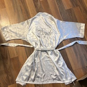 White Bridal Robe